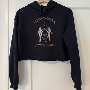 Indie Birth Cropped Hoodie